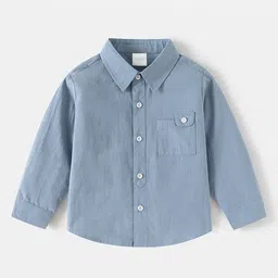 LULU & SKY Boys Spread Collar Regular Fit Cotton Casual Shirt-image-62