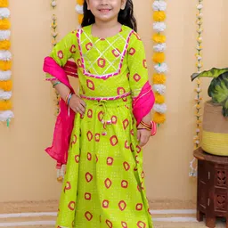 UNBIND Girls Ready to Wear Lehenga & Blouse Cotton-27