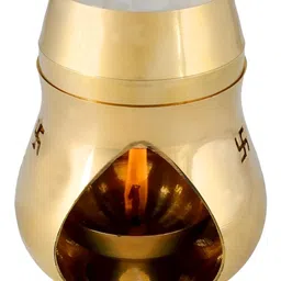Navyaksh Gold-Toned Religious Figurine Showpiece-image-2