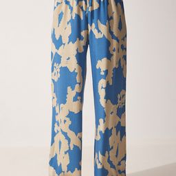 Happiness istanbul Printed Long Sleeves Shrug & Trouser-image-28