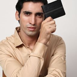HIROSHI Men Leather Two Fold Wallet-image-71