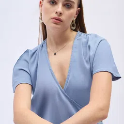 ANJIR Women Wrap Crepe Top-picture-14