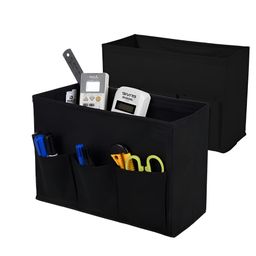 Aura Black Set of 2 Regular Desk Organiser Organisers-3