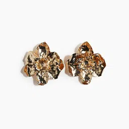 H&M Stainless Steel Flower-Shaped Earrings-36
