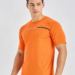 Black Panther Men Striped Round Neck Slim Fit T-shirt-image-95