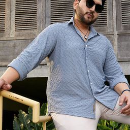 Instafab Plus Men Comfort Opaque Casual Shirt-picture-28