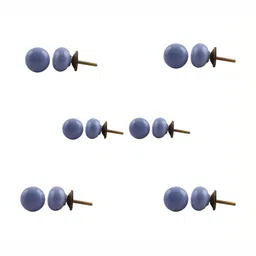 Indianshelf 6Pcs Blue Ceramic Knobs-image-75