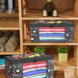 Kuber Industries Black Set of 6 Regular Drawer Organiser Organisers image 2