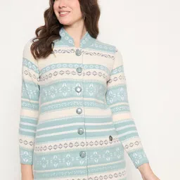 Duke Women Ethnic Motifs Long Sleeves Cardigan-picture-36