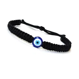Divine souvenirs Unisex Evil Eye Artificial Beaded Wraparound Bracelet-14