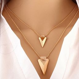 Arzonai Women Gold-Toned Alloy Layered Necklace-picture-30