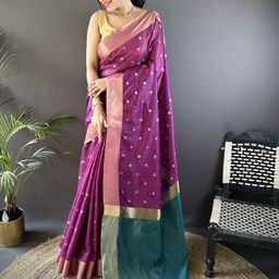 KALINI Woven Design Zari Saree-image-72