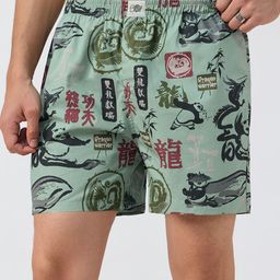 The Souled Store Printed Boxer 297306-Green-image-24
