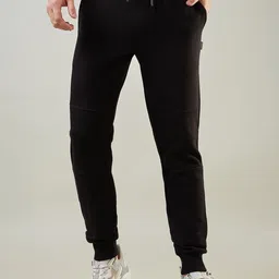 TIM PARIS Men Pure Cotton Mid Rise Joggers-image-82
