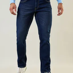 TIM PARIS Men Straight Fit Light Fade Jeans-image-96