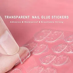Coslifestore Set Of 24 Artificial Press On Nails With Dot Design image 2