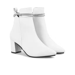SHUZ TOUCH Women Embelished Block Heel Regular Boots-image-42