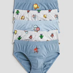 H&M Boys 5-Pack Printed Boys Briefs-image-78