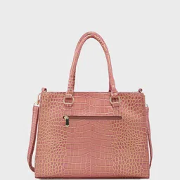 Caprese Animal Textured Structured Handheld Bag with Quilted image 3