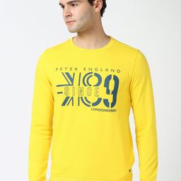 Peter England Casuals Men Printed Long Sleeves Sweatshirt-image-34