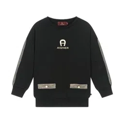AIGNER Girls Printed Round Neck Long Sleeves Sweatshirt-image-31