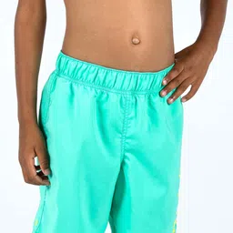 Nabaiji By Decathlon Boy's Green Mid-Rise Slip-On Swim Shorts-image-30