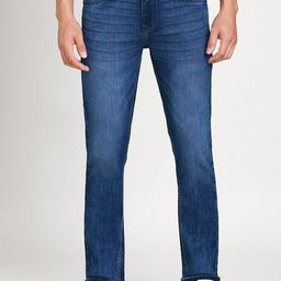 fineblu Men Slim Fit Light Fade Stretchable Jeans-picture-4