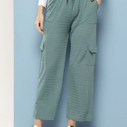 BAESD Women Easy Wash Straight Fit Mid-Rise Cargos-picture-24