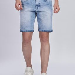 COLOR HUNT Men Washed Denim Denim Shorts-image-56