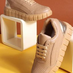 CORSICA Women Textured PU Sneakers-76