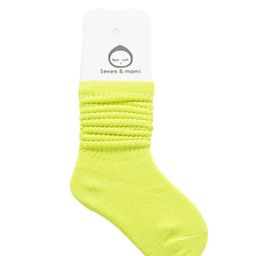 AHC Kids Textured Pure Cotton Calf Length Socks-19