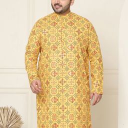 SOJANYA PLUS Men Ethnic Motifs Printed Kurta-picture-51