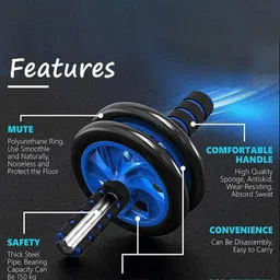 HackerX Abdominal Wheel Ab Roller image 3