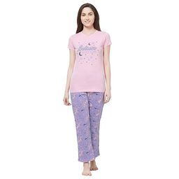 evolove Women Printed Night suit-image-20