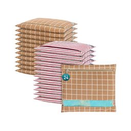 Aura Brown Set of 6 Regular Multi-Utility Organisers-50