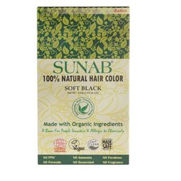Radico 100% Natural & Safe Sunab Hair Color- 100 g- Soft Black-5