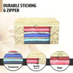 Myntra Elegant Homes Cream-Coloured Set of 6 Regular Multi-Utility Organisers image 5