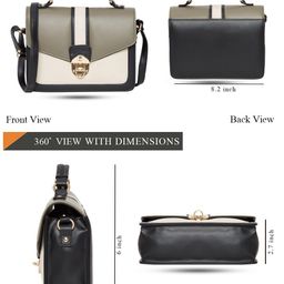ADISA Colourblocked Structured Sling Bag image 5