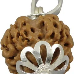 RAVIOUR LIFESTYLE Silver Rudraksha Pendant-image-78