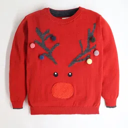 Cherry Crumble Kids Embroidered Cardigan-image-66