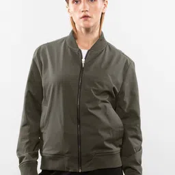 LOVE PANGOLIN Women Lightweight Bomber with Patchwork Jacket-picture-46