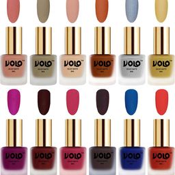 VOLO Set Of 12 Velvet Matte Nail Polish - 8 ml Each-image-89