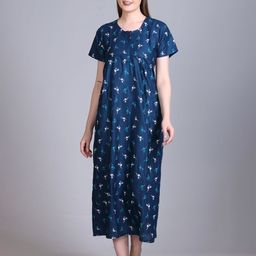 TRUDO Printed Maxi Nightdress-image-12