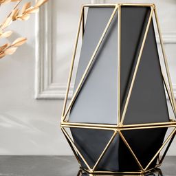 Home Centre Royale Zion Black Metal Flower Vases-picture-37
