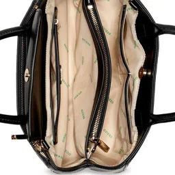 GUESS Printed PU Structured Satchel image 5