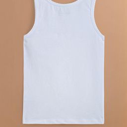 Hopscotch Girls Pack Of 2 White Regular Fit Jersey Vests-picture-18