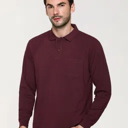 ARRAY Men Polo Collar Pockets T-shirt with Mask-57