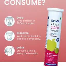 Geofit Set Of 2 Apple Cider Vinegar Tube Tablets - 15 Tablets Each image 5
