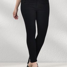 LINARIA Women Cotton Classic Slim Fit Mid-Rise Low Distress Jeans-picture-41