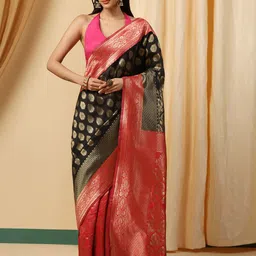 INDIOTSAV Woven Design Banarasi Saree-picture-8